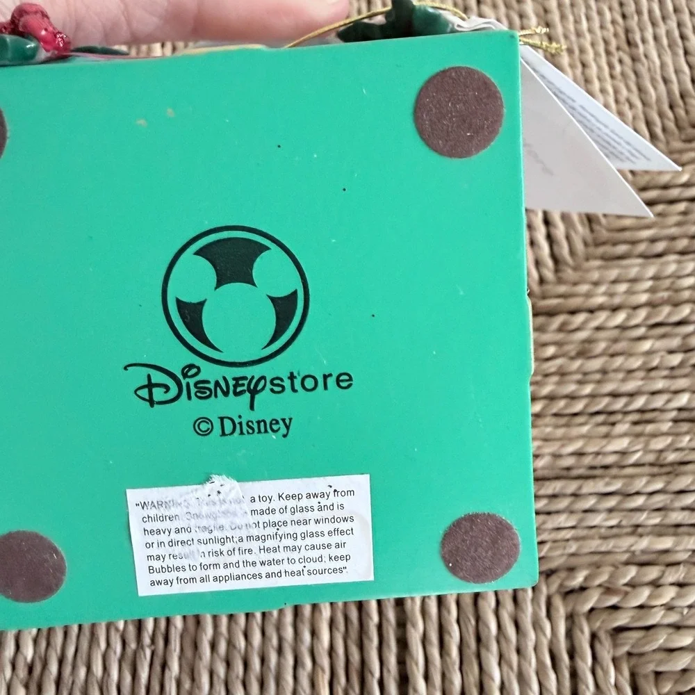 NWT Vtg‎ Disney Store Tinker Bell Christmas Holiday Snowglobe 2005 NO BOX